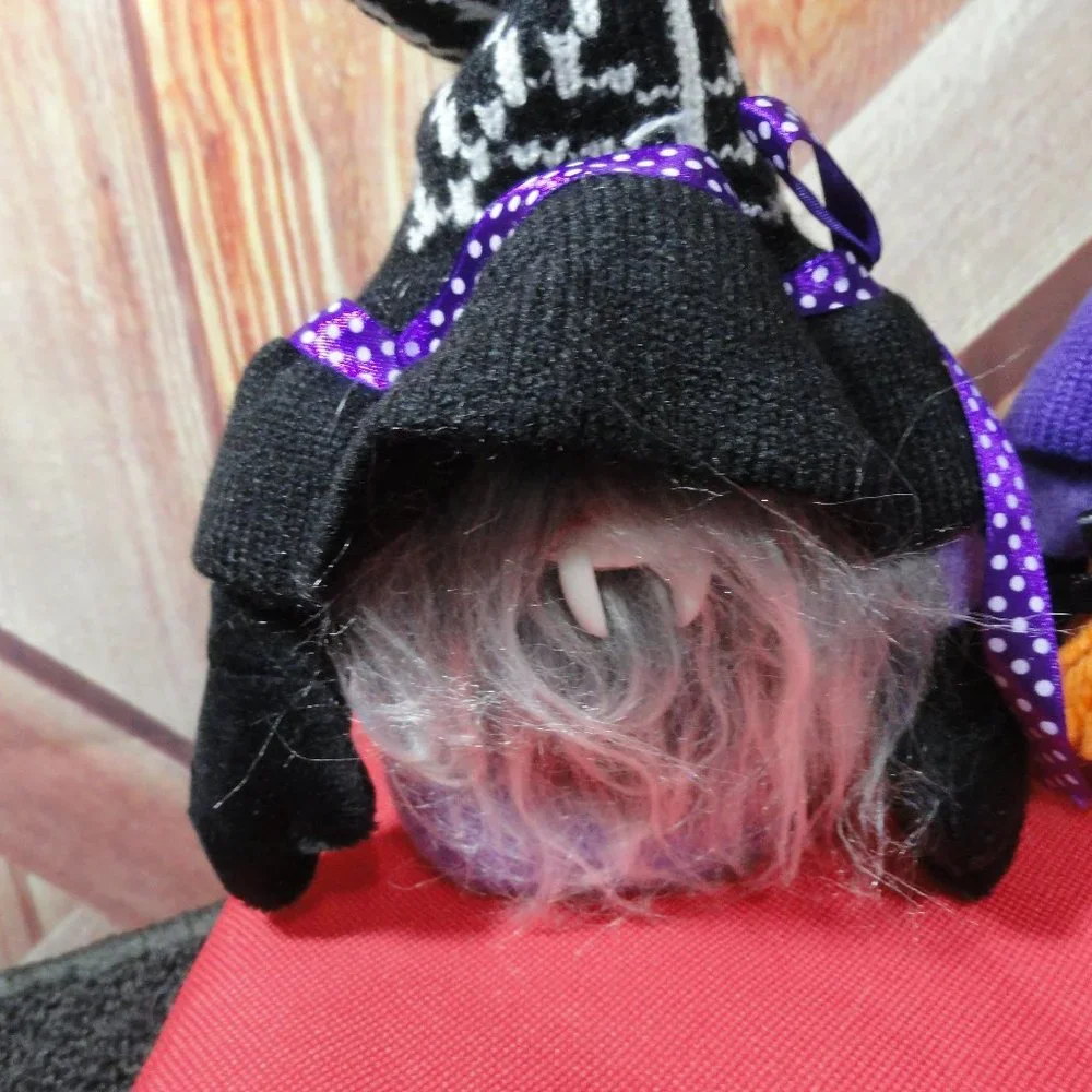 Gnome Halloween Vampire and Witch plush firguine~CUTE~ 8